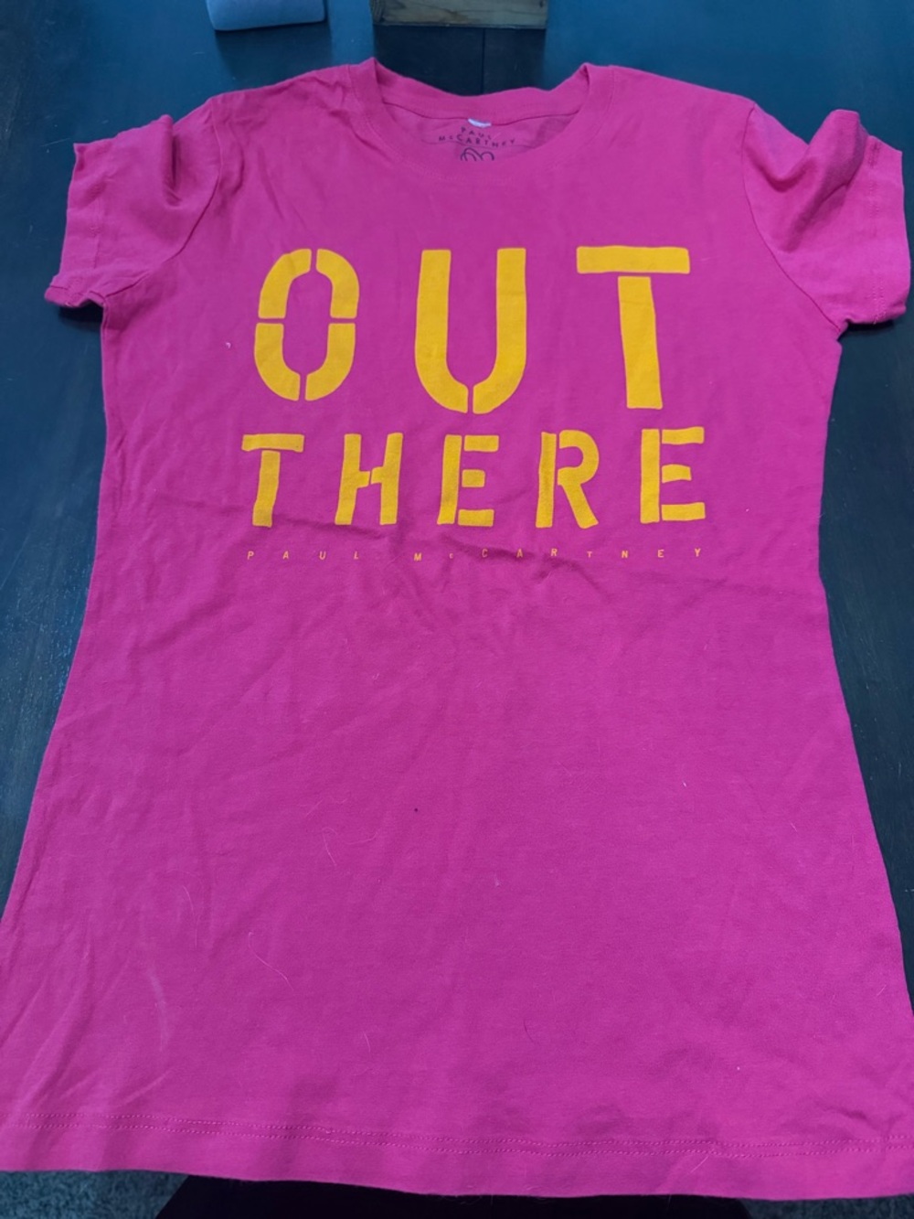 Paul Mcartney Out There' Pink Graphic Tee